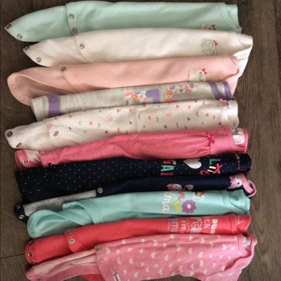 infant girls onesie lot ( SOLD ON FB ) - Picture 1 of 2